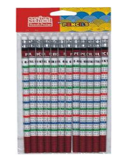 Times Table Pencil Set 12 Pack, HB Pencils for Kids (SA10027 )