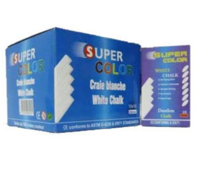 Bulk Dustless White Chalk [1728 Sticks], Wholesale, Classroom, School Supplies, Erasable, Nairobi Kenya
