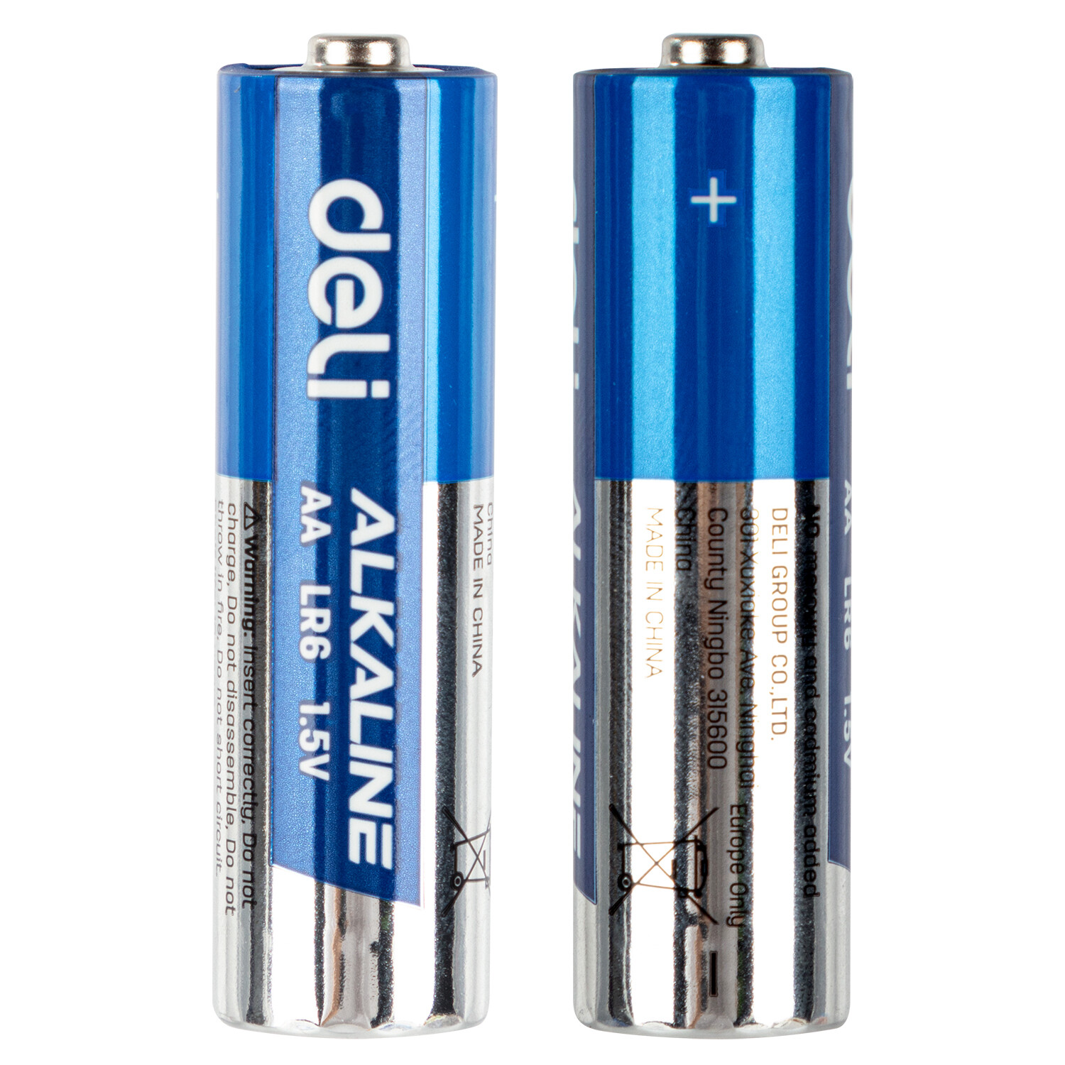 Deli 18500 LR6 Alkaline AA Batteries (Pack of 2) - Long-Lasting Power for Everyday Devices