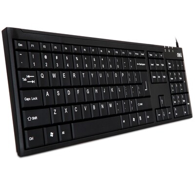 Deli 3712 Wired Keyboard - Reliable & Comfortable Typing (20% OFF!)