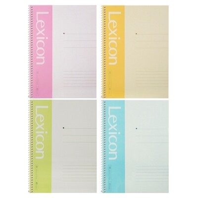DELI 7693 Lexicon Spiral Notebook B5 60 Sheets (6-Pack Wholesale)
