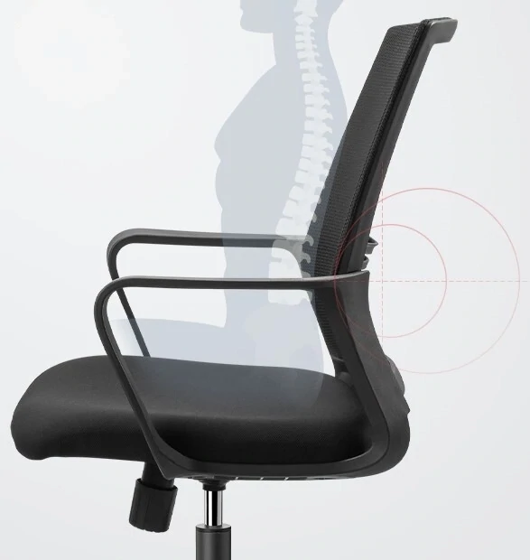 DELI 4901S Functional mesh tank med-back chair