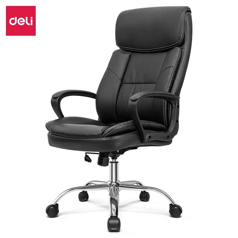 DELI 4913S Executive High Back Ergonomic Leather Chair