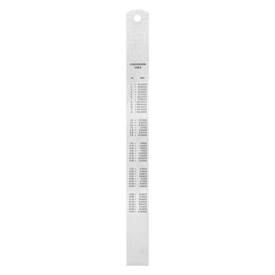 DELI DL8030Y Steel Ruler 30cm (10-Pack): Stock Up on Precision at a Great Price