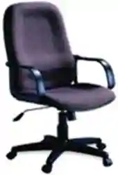 CONCEPT H/B FABRIC OFFICE CHAIR GREY #6002