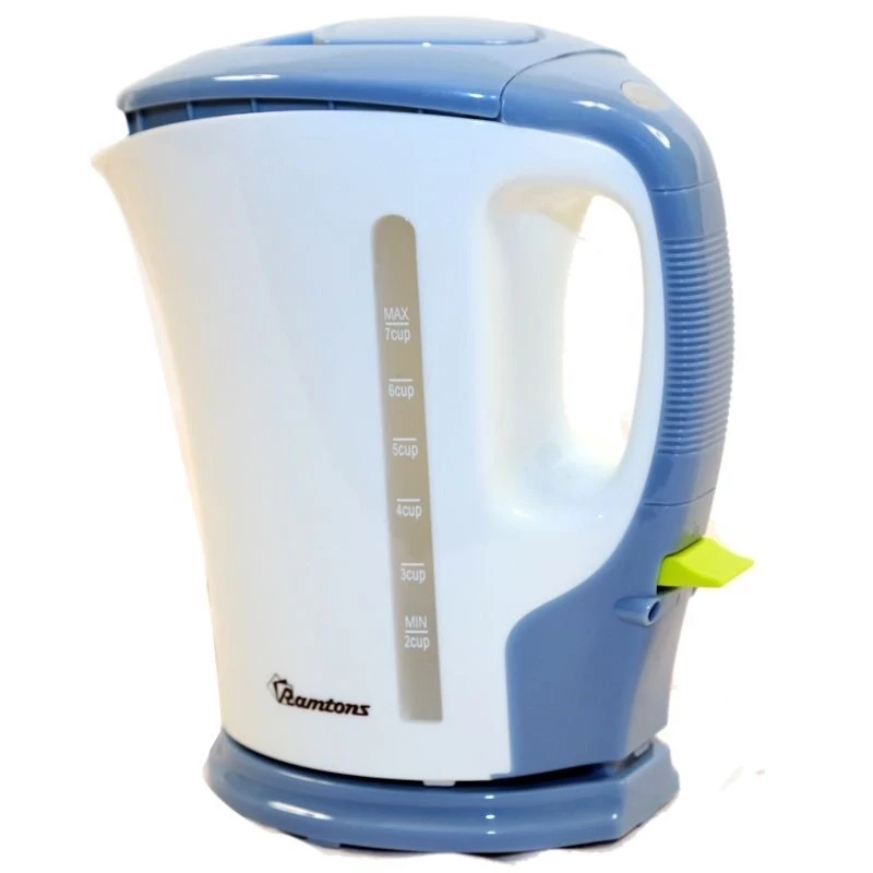 Ramtons 1.5L Cordless Electric Kettle - White & Blue RM/324