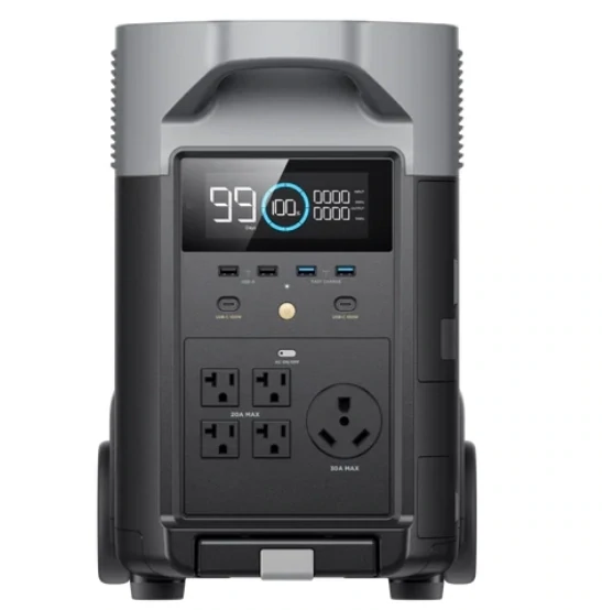 EcoFlow DELTA Pro Portable Power Station 3600W - Plug and Play Home Backup Power