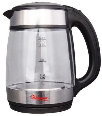 Ramtons 1.7L Cordless Glass Electric Kettle - RM/566