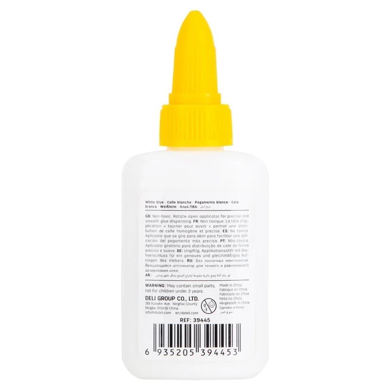 Deli E39445 White Glue (40ml) - Wood, Paper, Cardboard