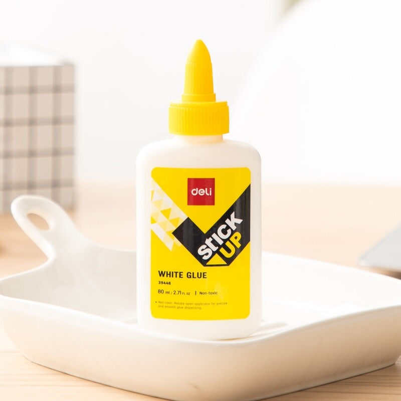 Deli E39446 White Glue (80ml) - Wood, Paper, Cardboard