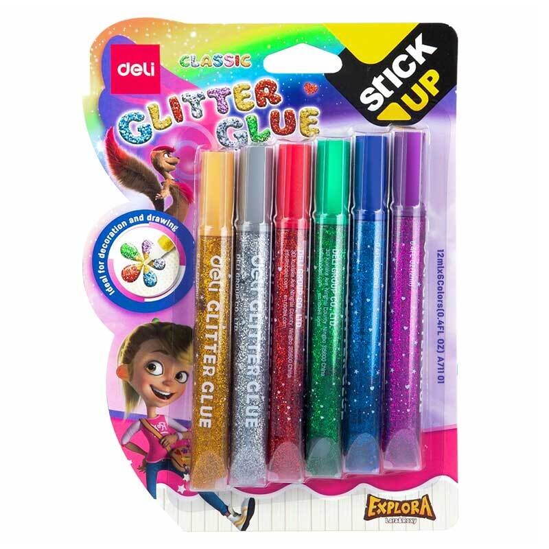 Best Bulk Glitter Glue Nairobi Deli EA71101 12Pack Wholesale, 30