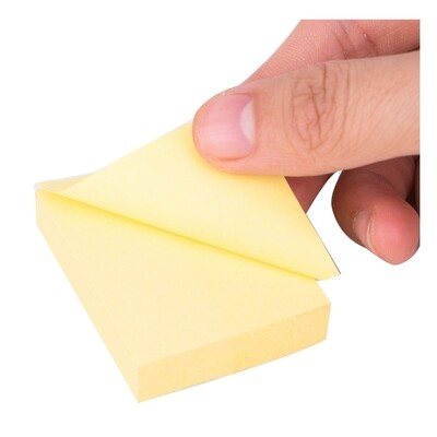 Deli Stick-Up Notes (Yellow, 1.5x2", 3-Pack Bundle, Best Price!) A00153