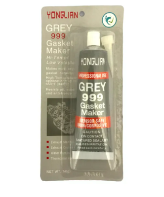 Yong Lian Gasket Maker (50g) | Grey, Sensor Safe, Non-Corrosive | Anko Retail