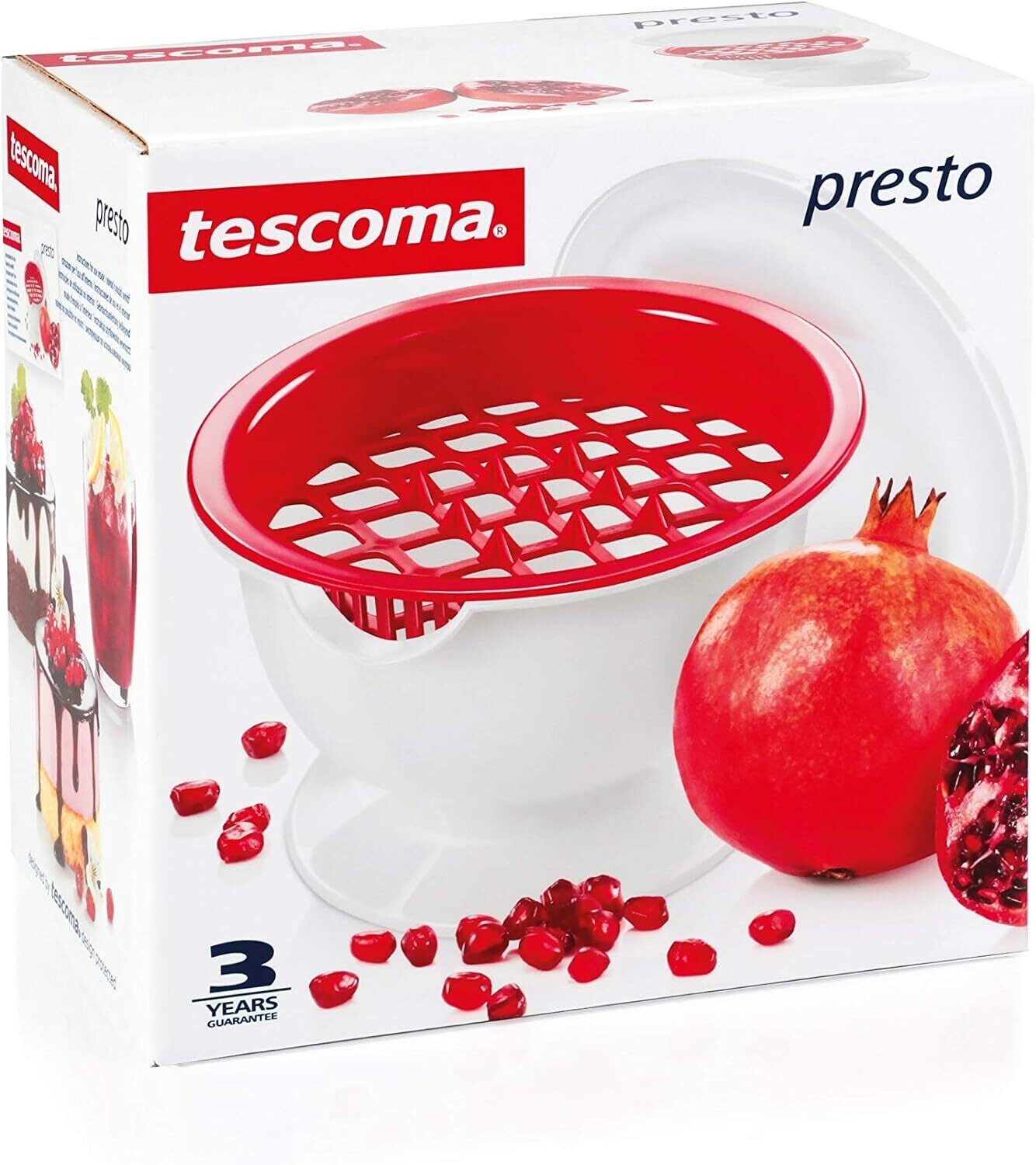 Tescoma Pomegranate Deseeder 420643 | Easy Seed Removal &amp; Storage