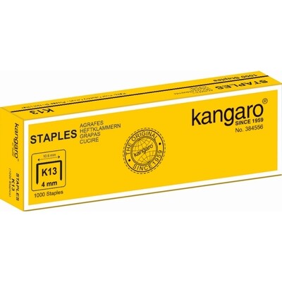 Kangaro Tacker Staples (13/4mm) - 1000&#39;s | Reliable Stapling