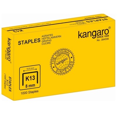 Kangaro Tacker Staples (13/8mm) - 1000&#39;s | Reliable Stapling