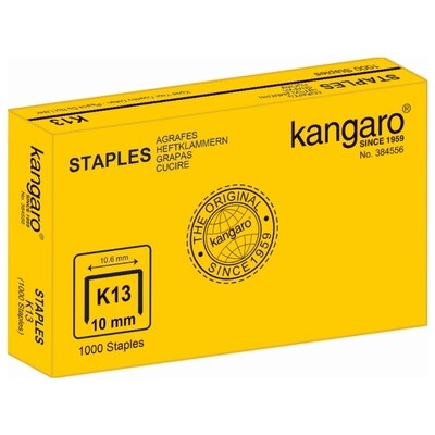 Kangaro Tacker Staples (13/10mm) - 1000&#39;s | Reliable Stapling