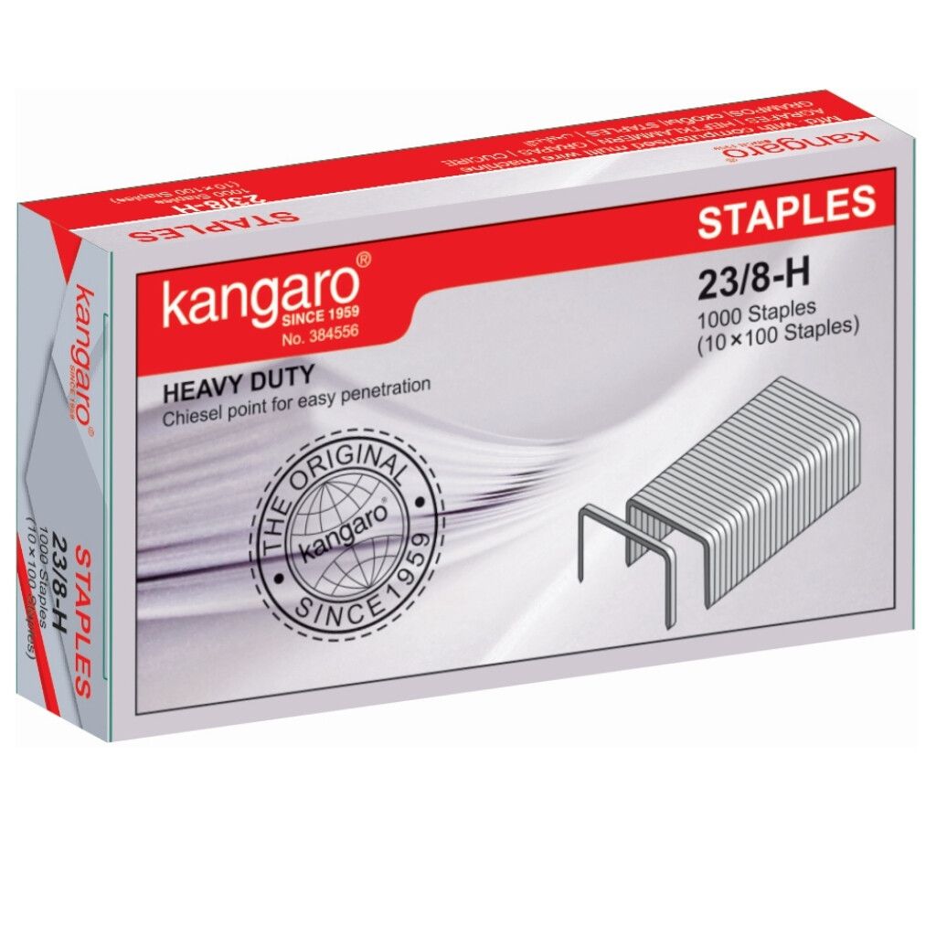 Kangaro Heavy Duty Staples (1000&#39;s) | 23/8&quot; - Jam-Free Performance
