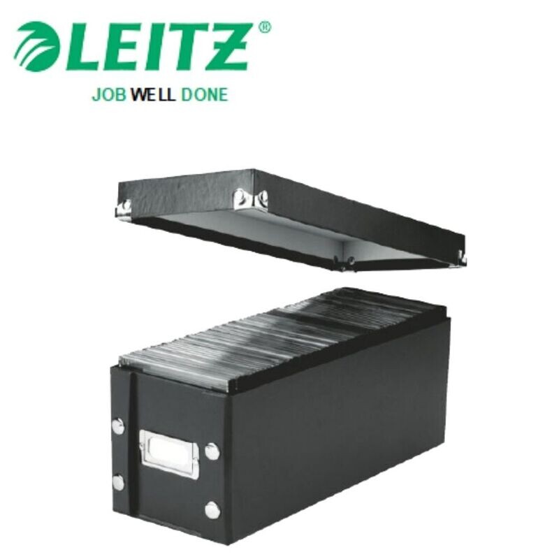 Leitz CD Storage Box 6064 (30 CDs) | Declutter Your Office CDs