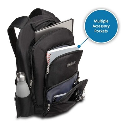 Kensington SP25 Laptop Backpack (15.6") | Padded Comfort & Organization