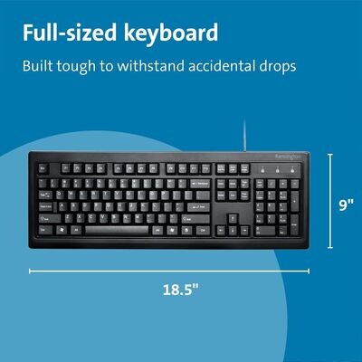 Kensington Wired Keyboard | Comfortable & Reliable Typing