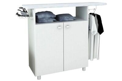 Tecnomobili Ironing Board with 2-Door Cabinet | Ample Storage & Convenience TP3040