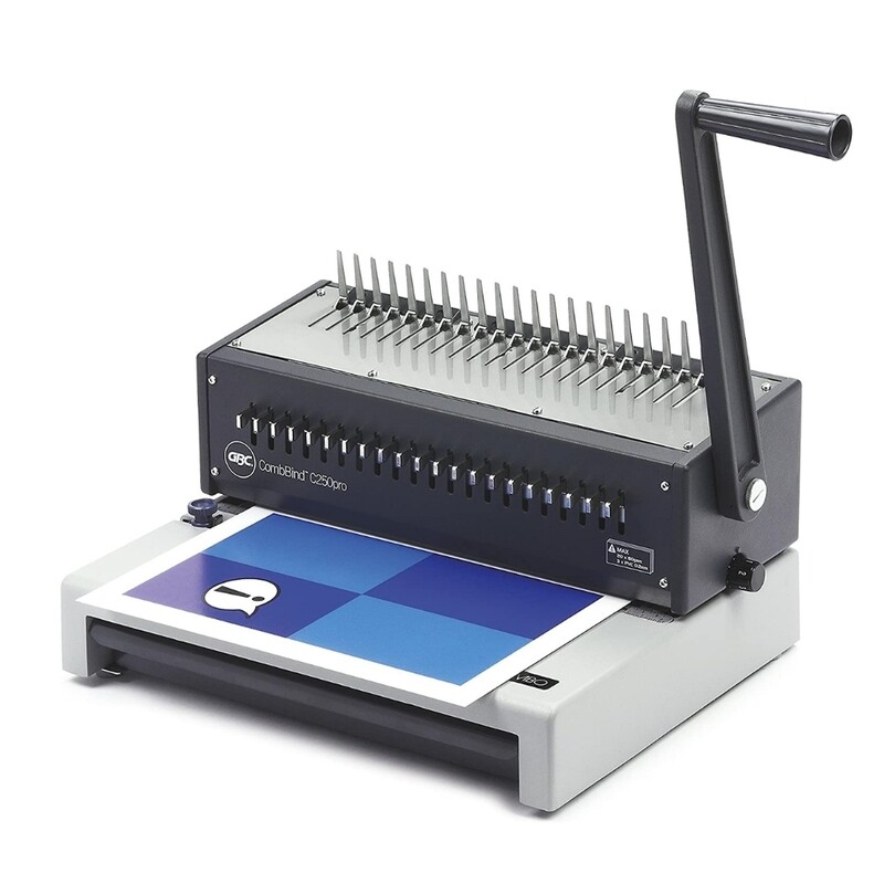 GBC C250Pro Comb Binder (Metal) | Bind Capacity 450 Sheets