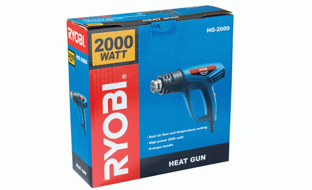 Ryobi Heat Gun Hg-2000 | 2 Temps, Stripping, Drying &amp; More