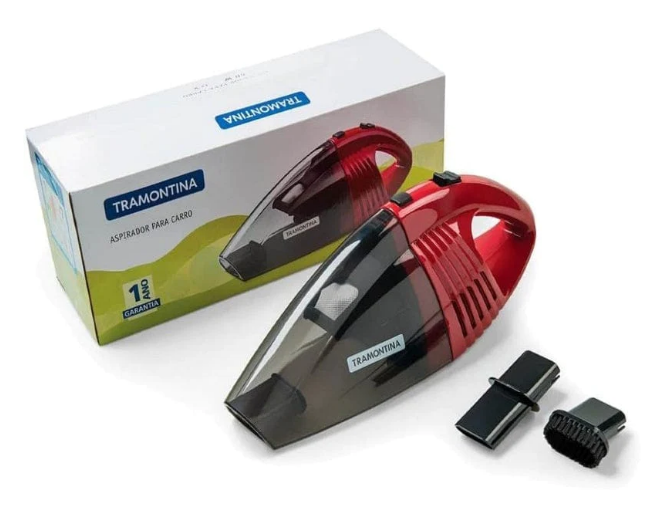 Tramontina 12V Car Vacuum Cleaner: Powerful &amp; Portable | 0.5L Capacity