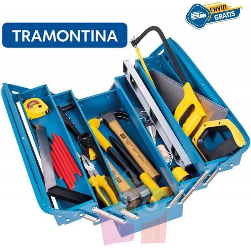 Builder&#39;s Tool Kit With Tool Box - 21 Pieces - Tramontina Master