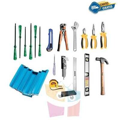 Electrician Tool Kit With Tool Box - 27 Pieces - Tramontina Master