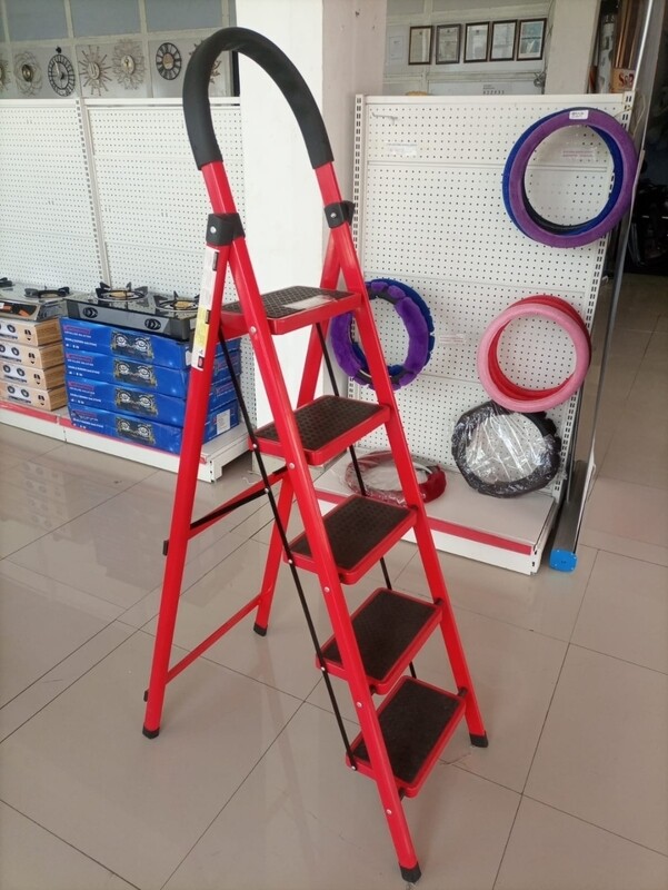 Aluminum multifunctional multipurpose foldable step ladder household home ladder decorative painting ladder
5 steps