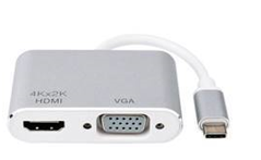 TERABIT USB-C to HDMI & VGA Adapter C-HDMI/VGA