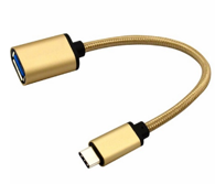 Ultra-Short TERABIT USB-C Charge & Data Cable CH-BL-022
