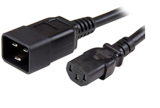 Duty Power Up - 3ft C20 to C13 Extension Cord