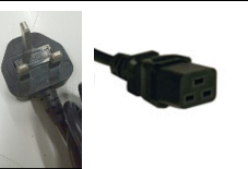 TERABIT UK Power Cable (C19 to BS 1363)