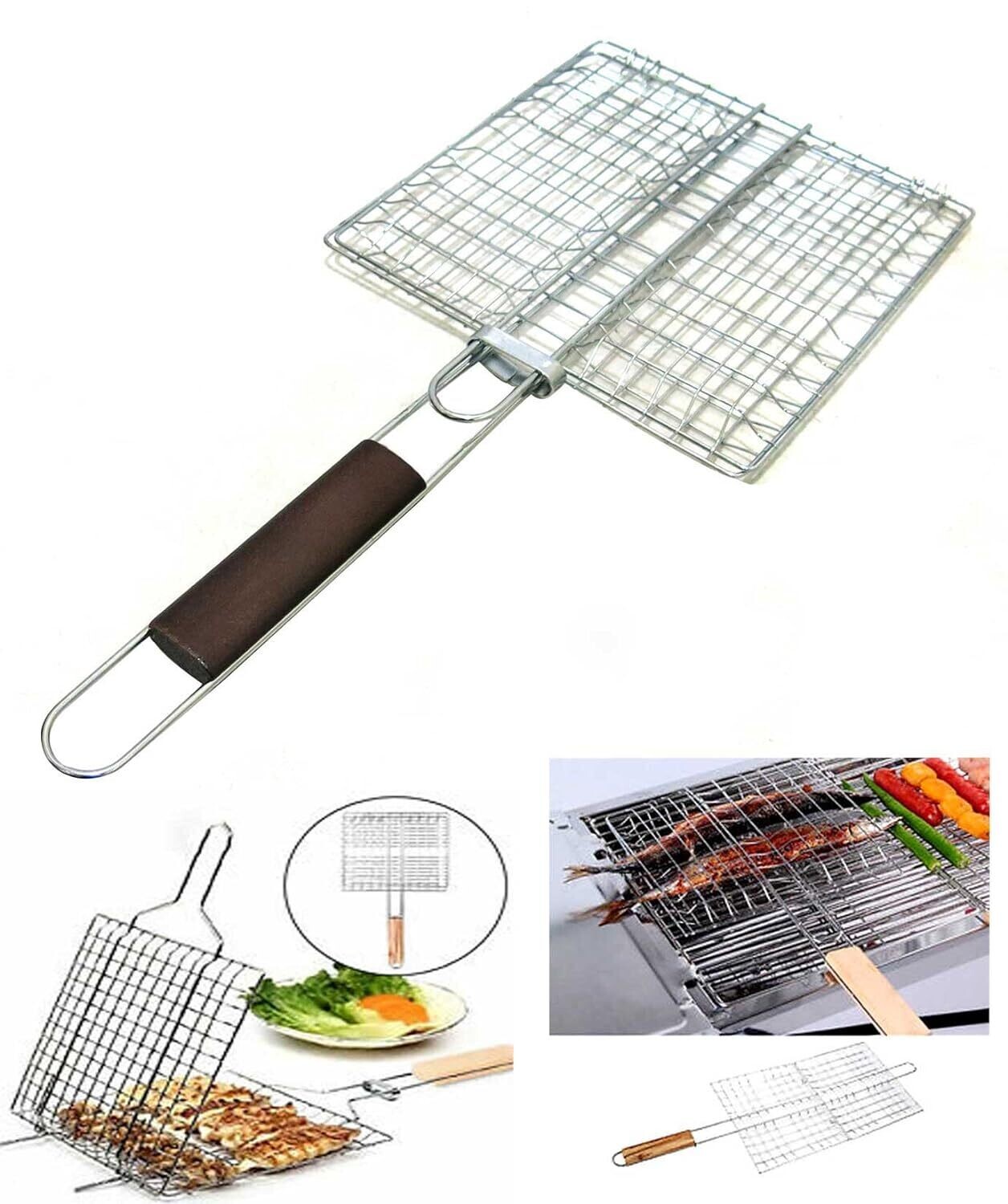 Stainless Steel Locking Grill Net 80290