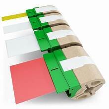 Leitz Icon: 12mm x 10m Permanent Plastic Labels (Refill) 7015 White Yellow, Red