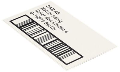 Leitz Icon Card Stock Refill (91mm): Wide Labels (Multipurpose) 7019-01