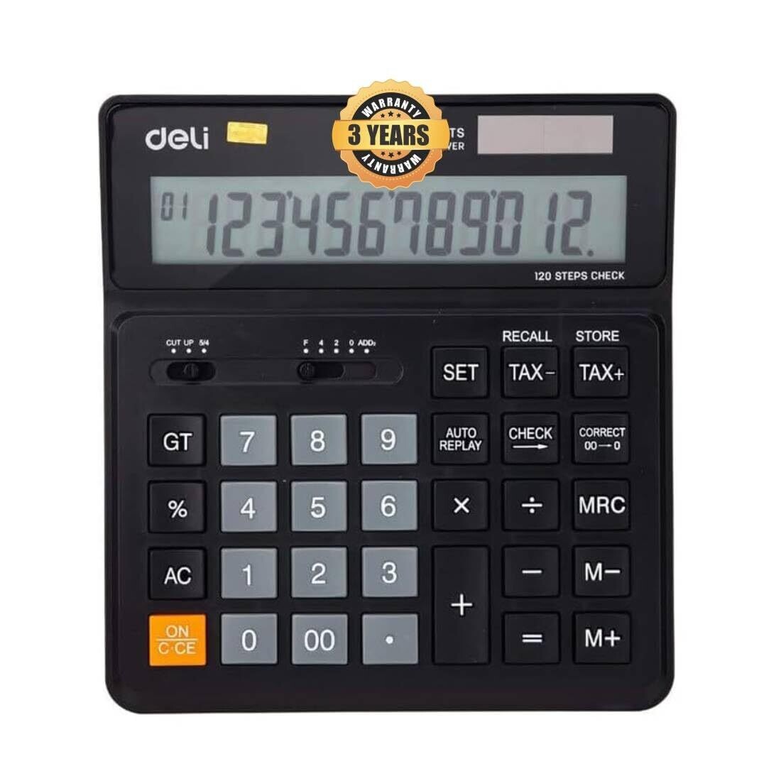DELI Tax Whiz Calculator | 12-Digit EM01020
