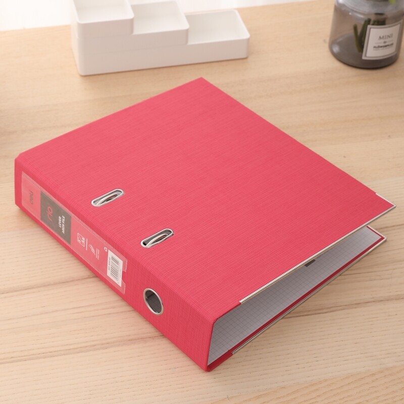 DELI ArchivePro Box File | A4, Red, Secure Lever Arch (EB20140)