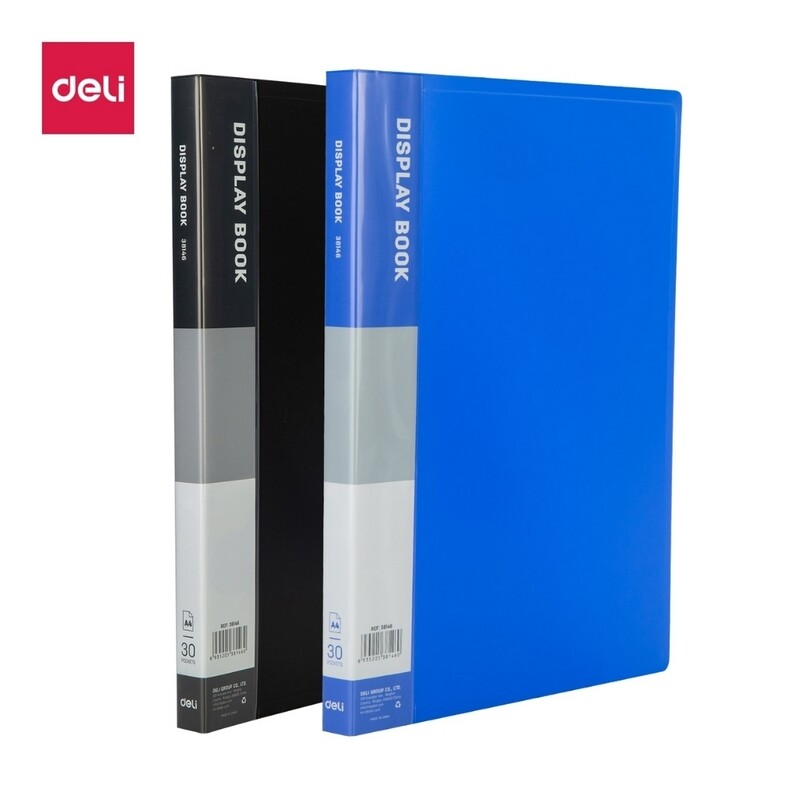 DELI Show &amp; Store Display Book | A4, 30 Pockets, Anti-Static (E38146)
