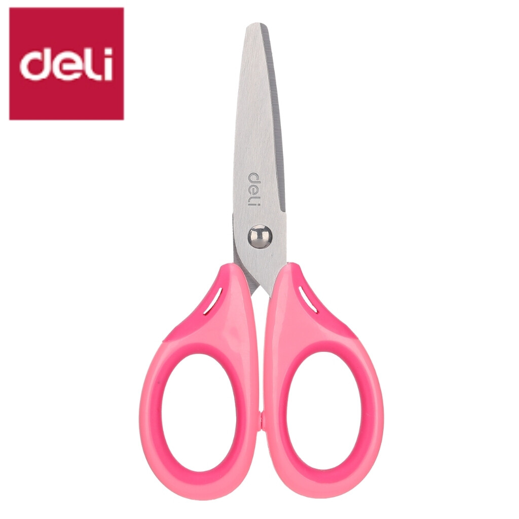 DELI Kid Comfort: Safe Scissors for Little Hands (5.4&quot;) E6068
