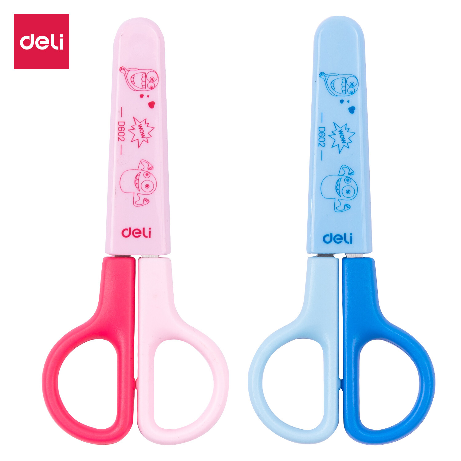 DELI Safe Start Scissors: Fun &amp; Safe for Kids (4.8&quot;) ED60200