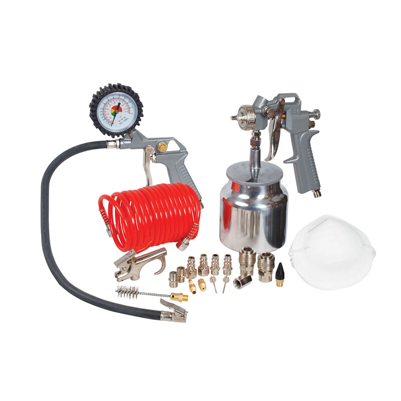 Ryobi 25-Piece Spray Gun Kit | Paint, Clean, Inflate &amp; More |RSG-3025