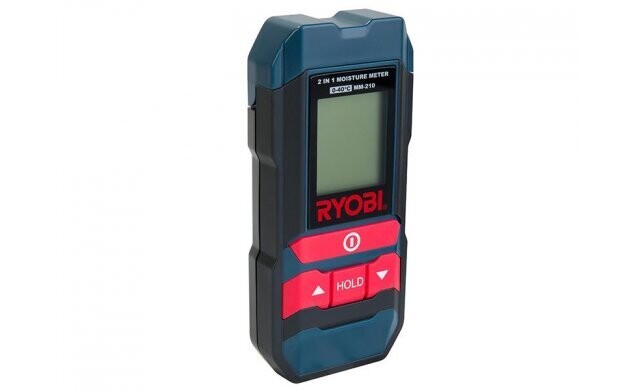 Ryobi MM-210 Moisture Meter | Wood, Concrete, Plaster &amp; More
