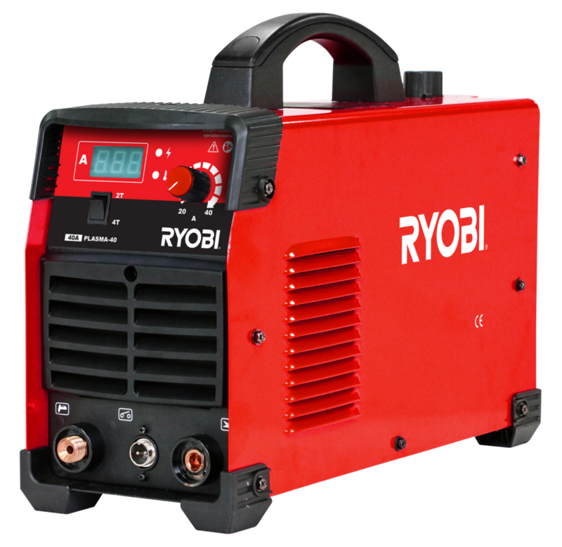 Ryobi Plasma-40 Cutter | 40A, 8mm Cutting Capacity, Clean Cuts