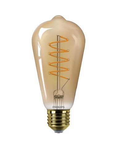 Philips 22171 Dimmable LED Filament Bulb (Vintage Globe, Gold) | Warm Ambiance, Modern Control | Anko Retail Kenya