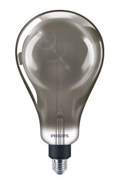 Philips 22173 Dimmable Giant LED Bulb (Smokey Glass, Globe, 1800K)