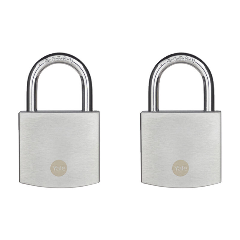Yale Y120B Padlock 2-Pack: High Security for Double the Value